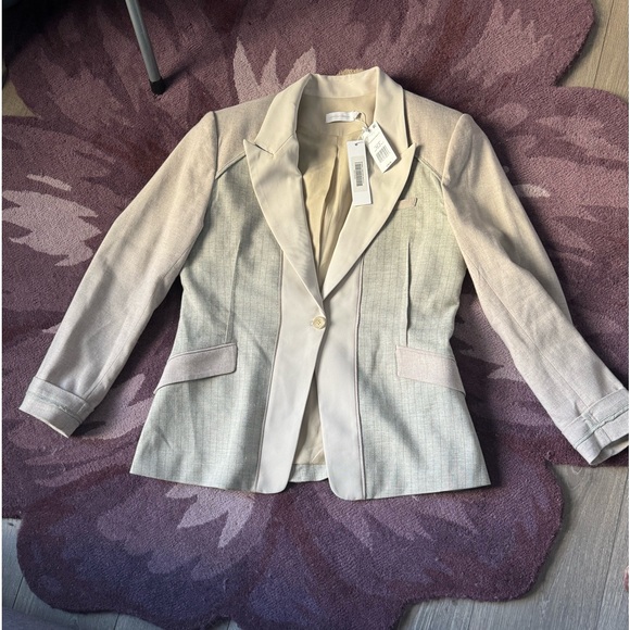 Jonathan Simkhai Cecille Patchwork Blazer-Size 14 - Picture 2 of 5